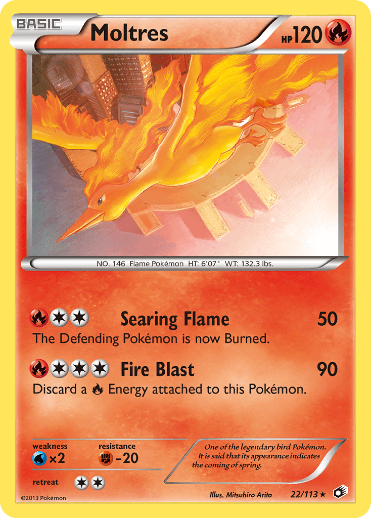 Moltres from Legendary Treasures