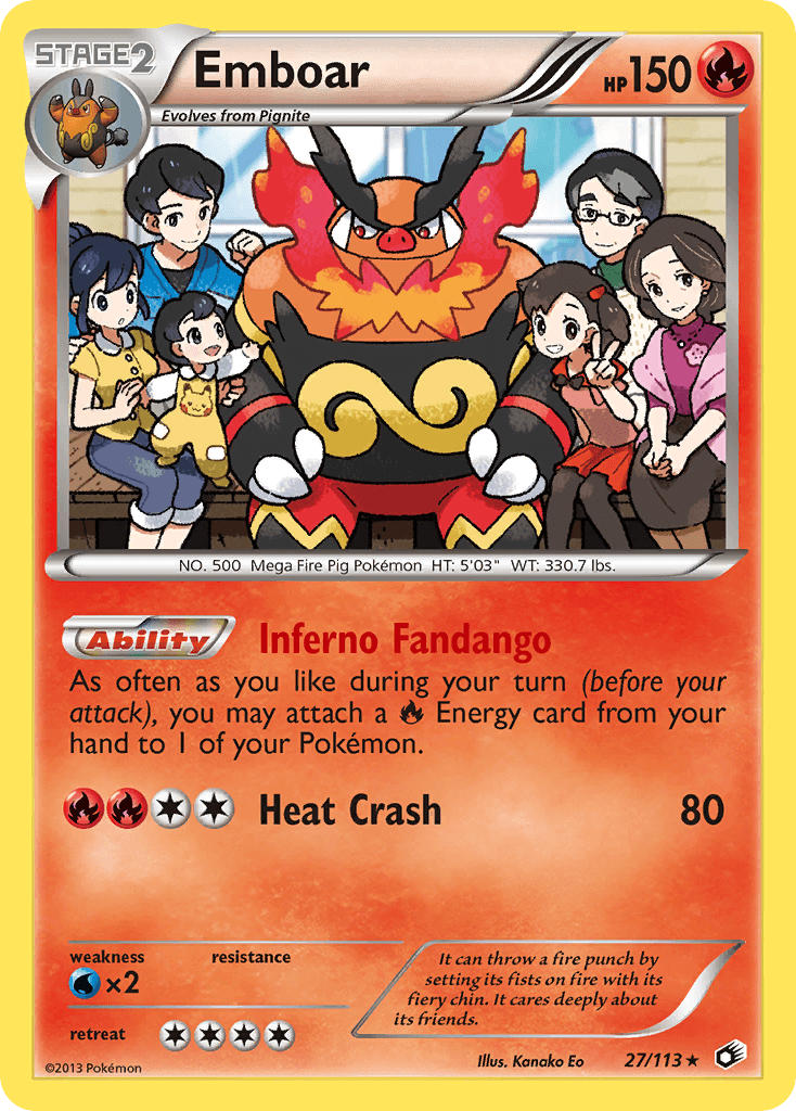 Emboar from Legendary Treasures