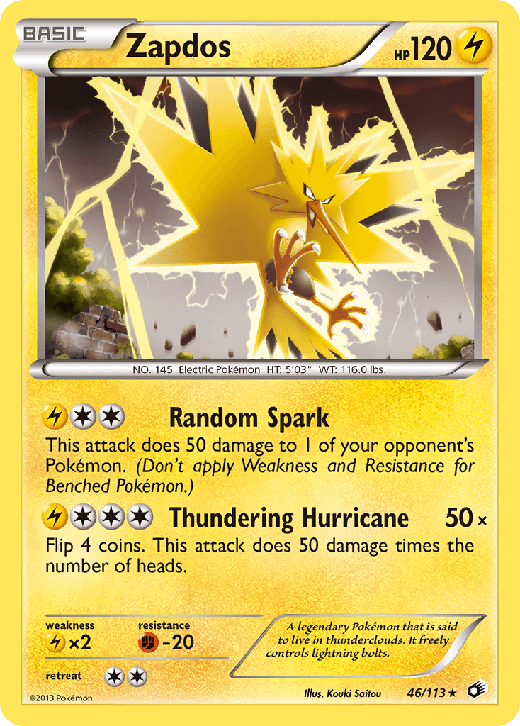 Zapdos from Legendary Treasures