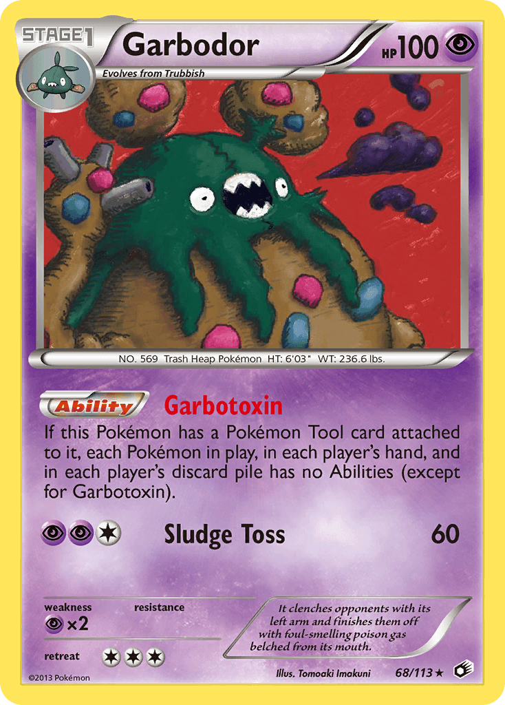 Garbodor from Legendary Treasures
