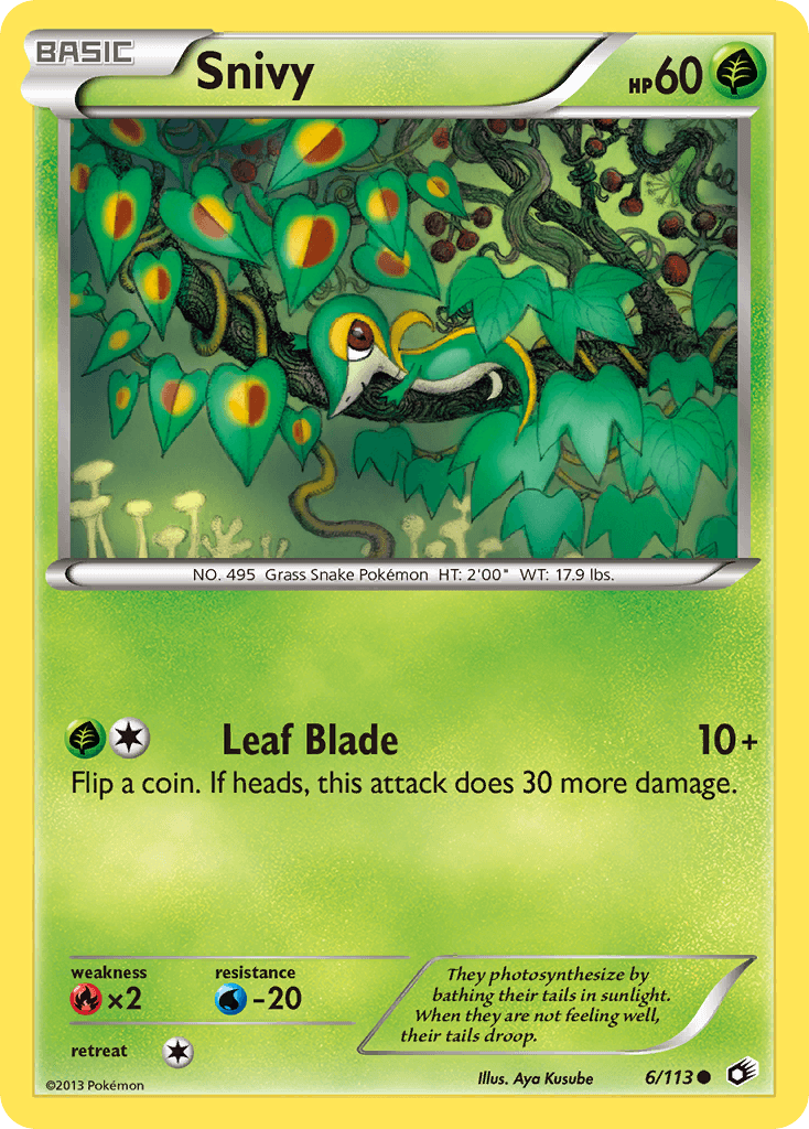 Snivy from Legendary Treasures