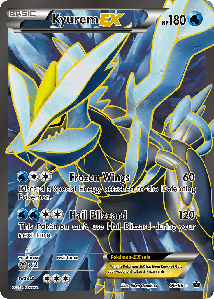 Kyurem-EX from Next Destinies