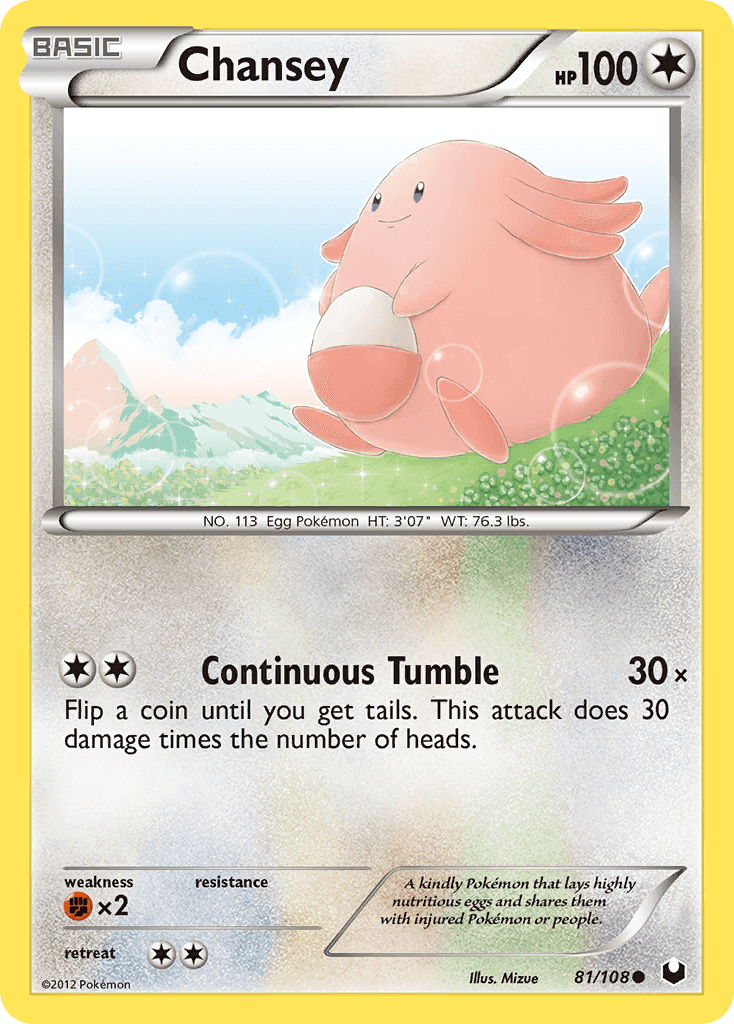 Chansey from Dark Explorers