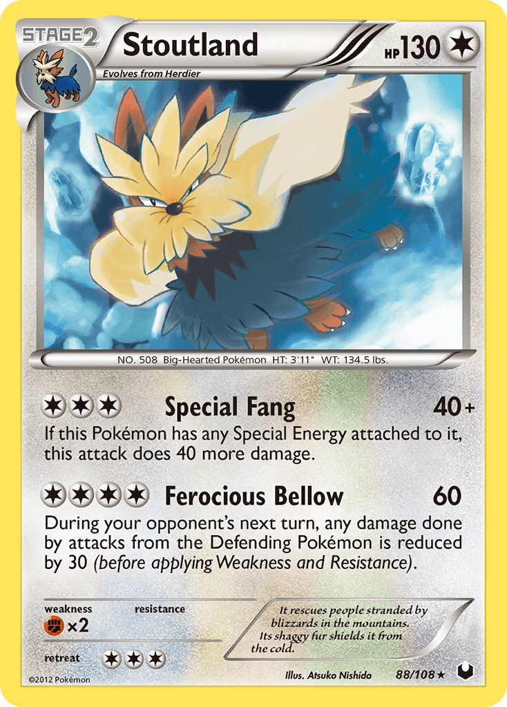 Stoutland from Dark Explorers