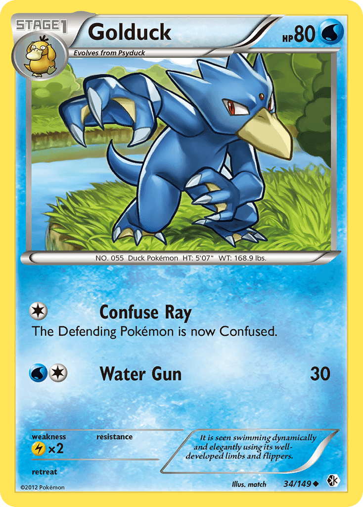 Golduck from Boundaries Crossed