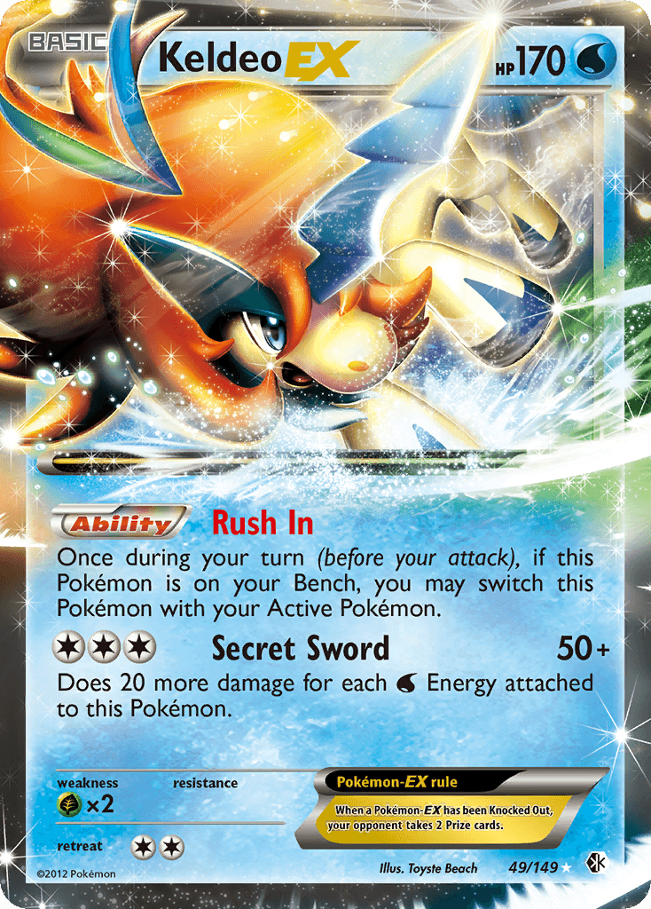 Keldeo-EX from Boundaries Crossed