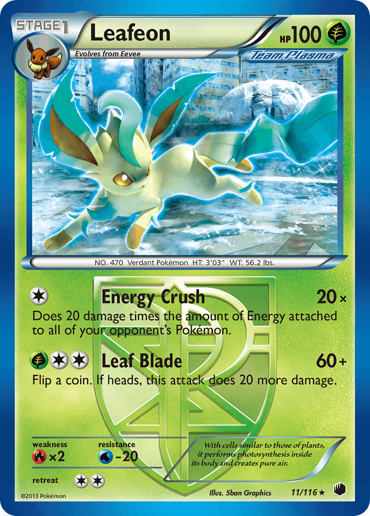 Leafeon from Plasma Freeze