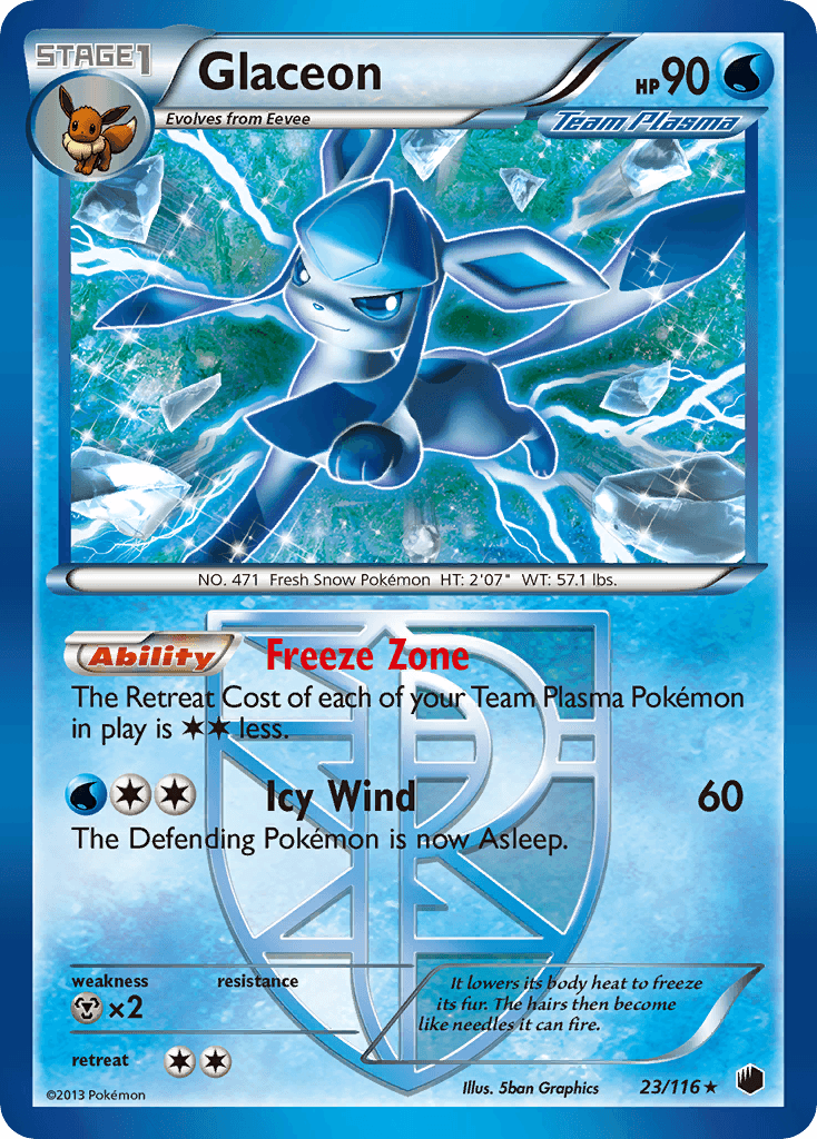 Glaceon from Plasma Freeze