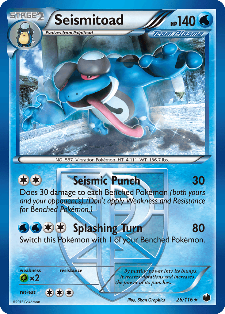 Seismitoad from Plasma Freeze