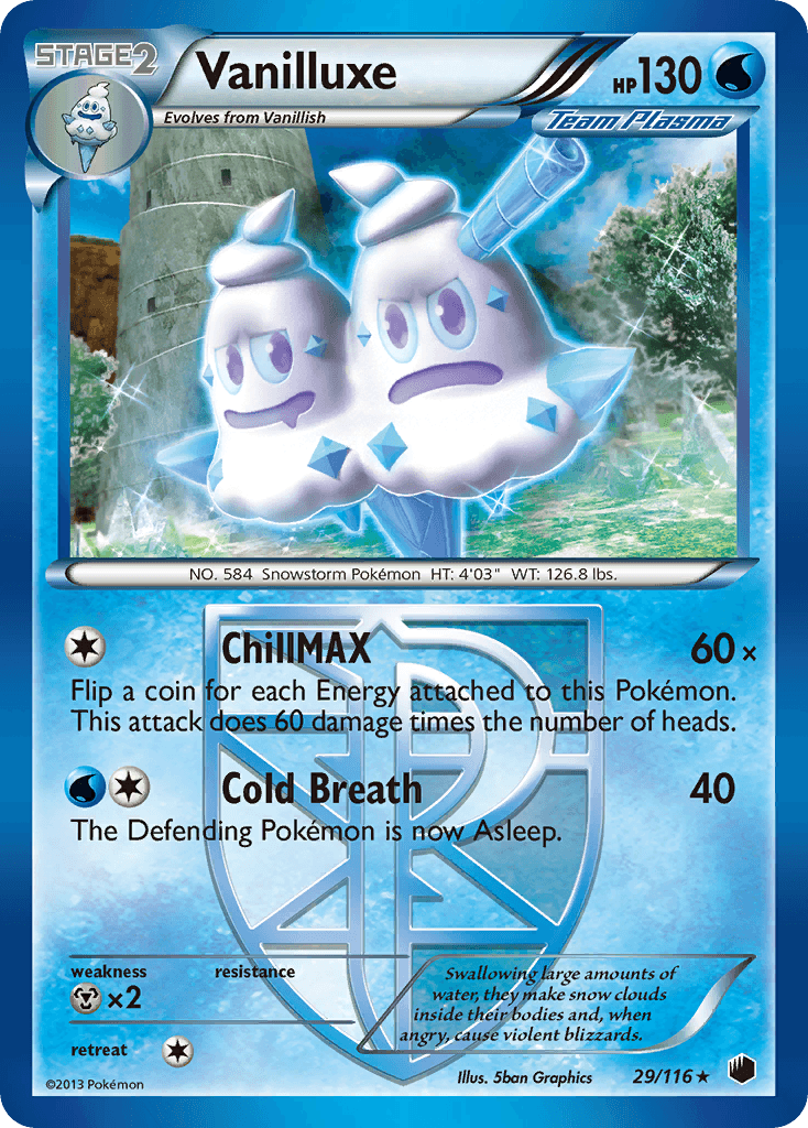 Vanilluxe from Plasma Freeze