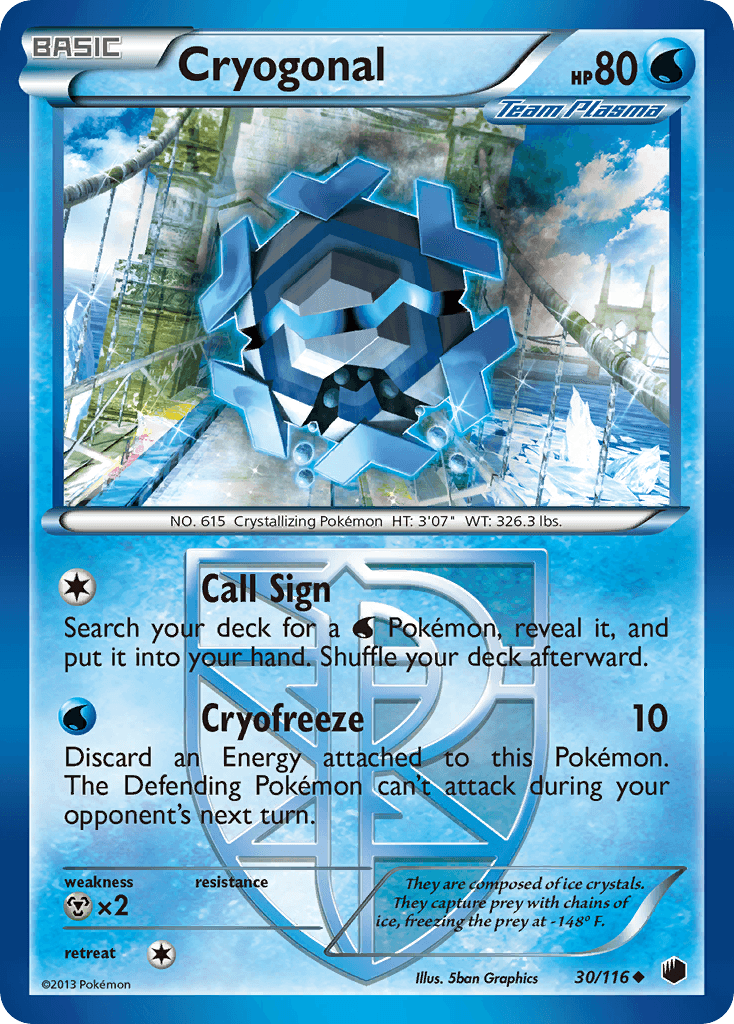 Cryogonal from Plasma Freeze