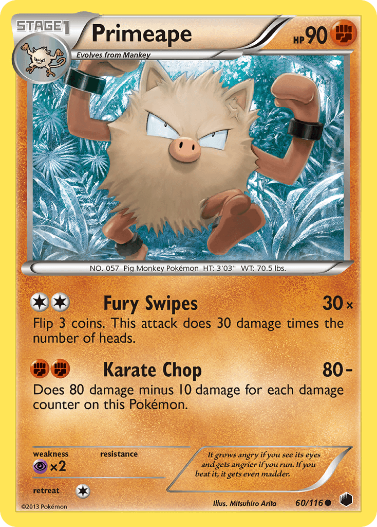 Primeape from Plasma Freeze
