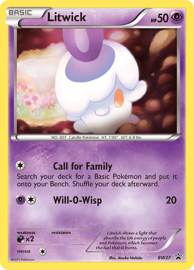 Litwick from BW Black Star Promos