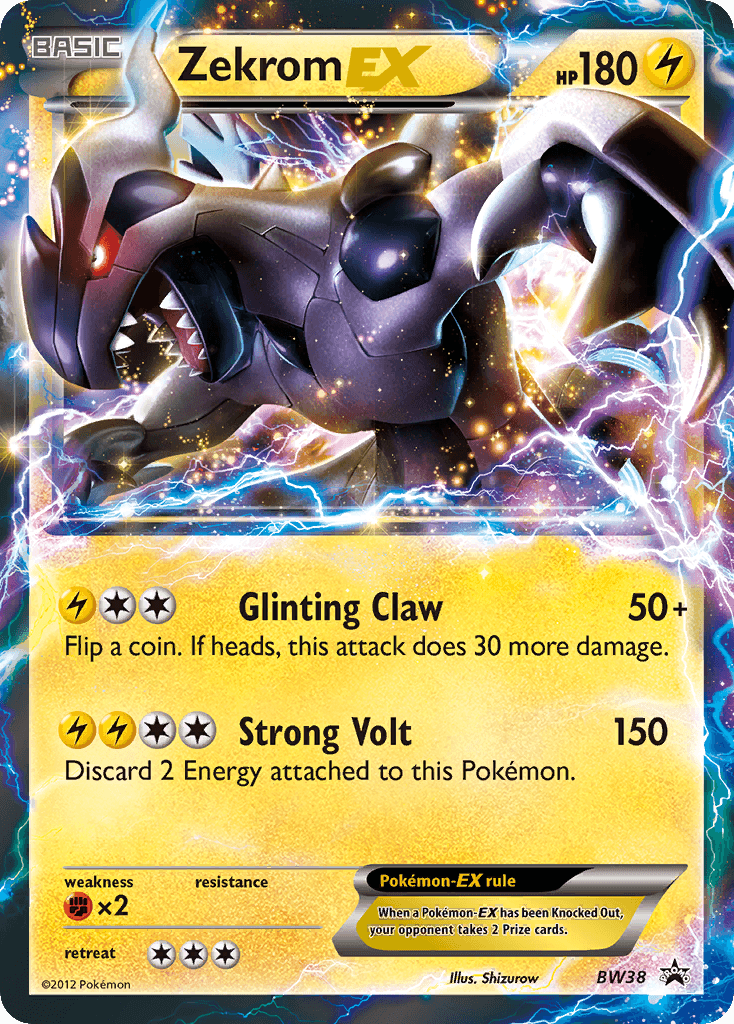 Zekrom-EX from BW Black Star Promos