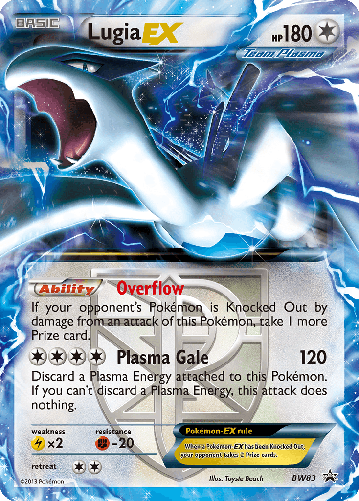 Lugia-EX from BW Black Star Promos