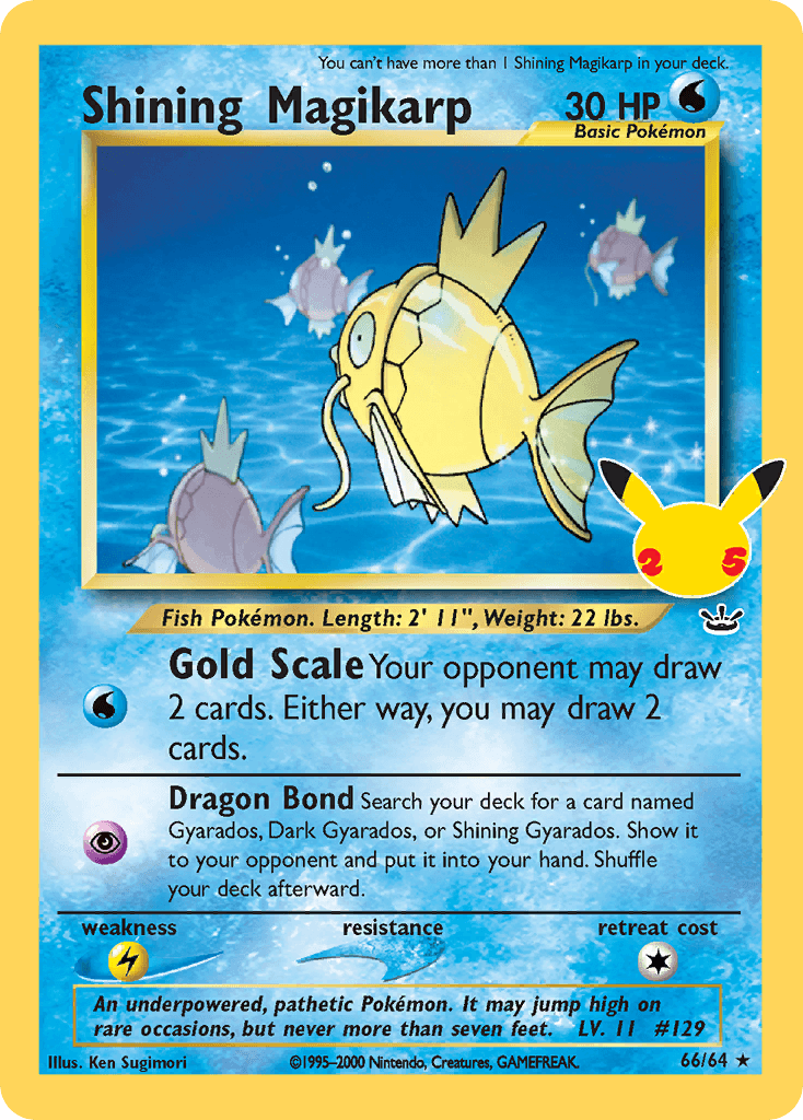 Shining Magikarp from Celebrations: Classic Collection