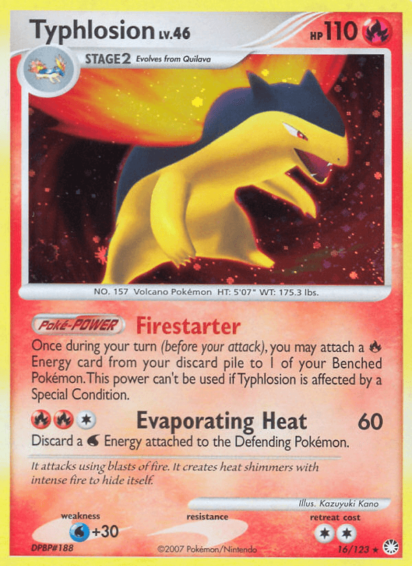 Typhlosion from Mysterious Treasures