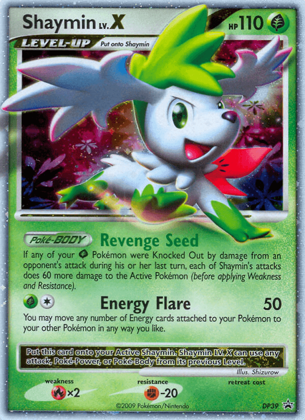 Shaymin LV.X from DP Black Star Promos