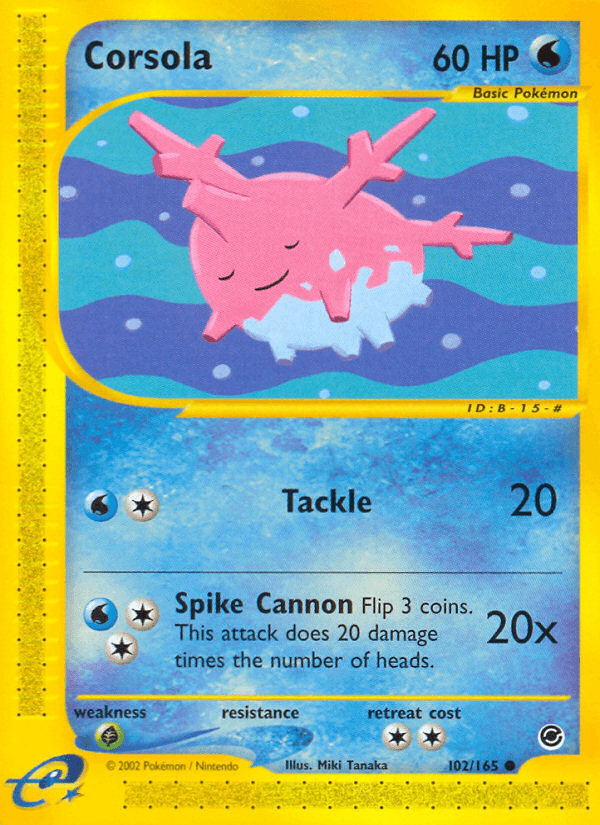 Corsola from Expedition Base Set