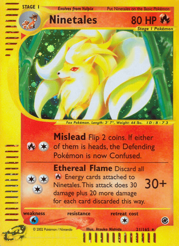 Ninetales from Expedition Base Set