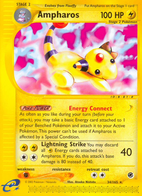 Ampharos from Expedition Base Set