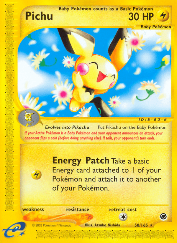 Pichu from Expedition Base Set