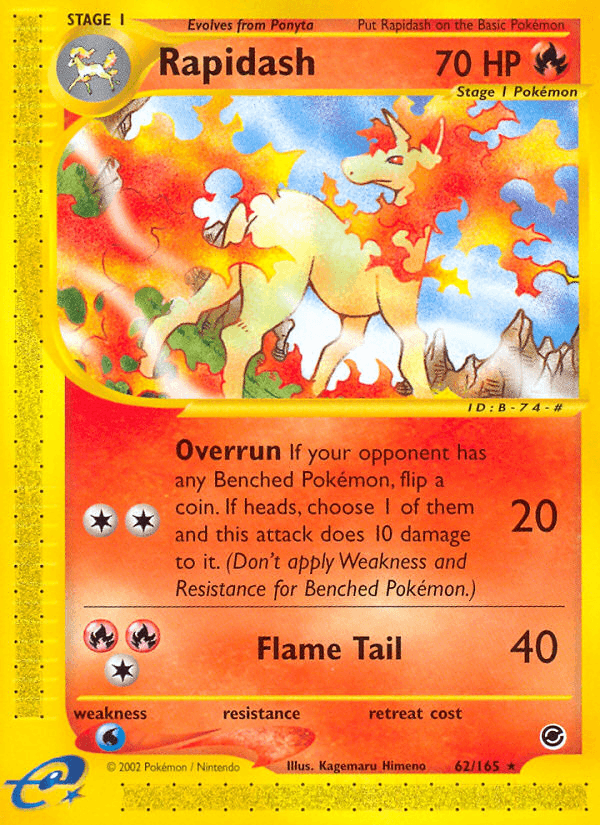 Rapidash from Expedition Base Set