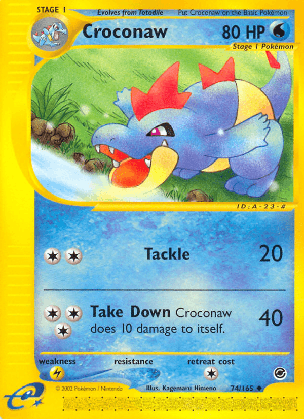 Croconaw from Expedition Base Set