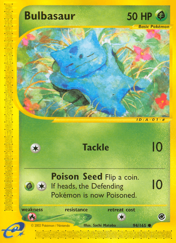 Bulbasaur from Expedition Base Set