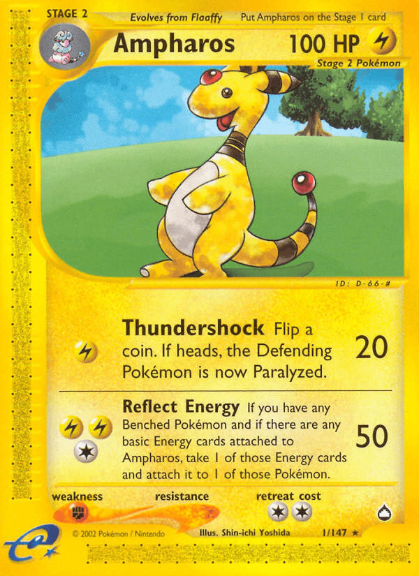 Ampharos from Aquapolis