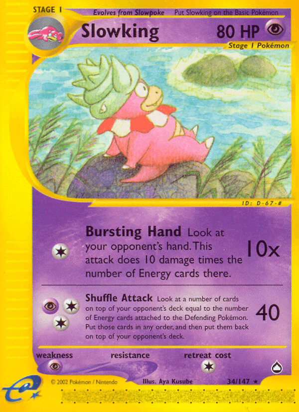 Slowking from Aquapolis
