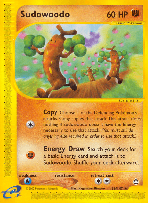 Sudowoodo from Aquapolis