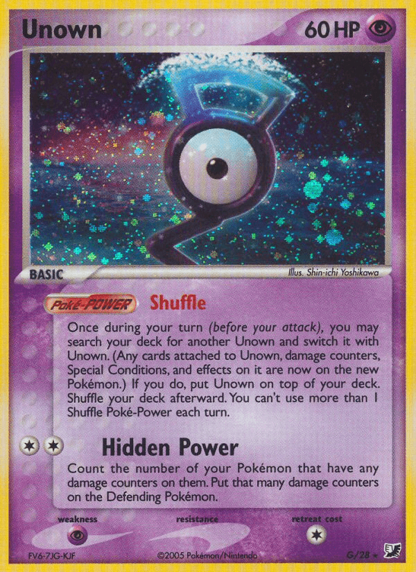 Unown from Unseen Forces