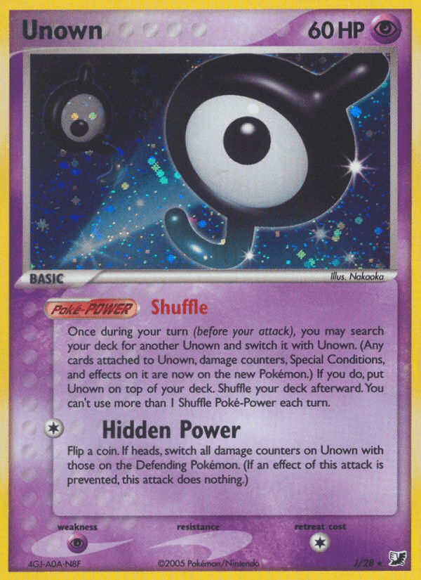 Unown from Unseen Forces