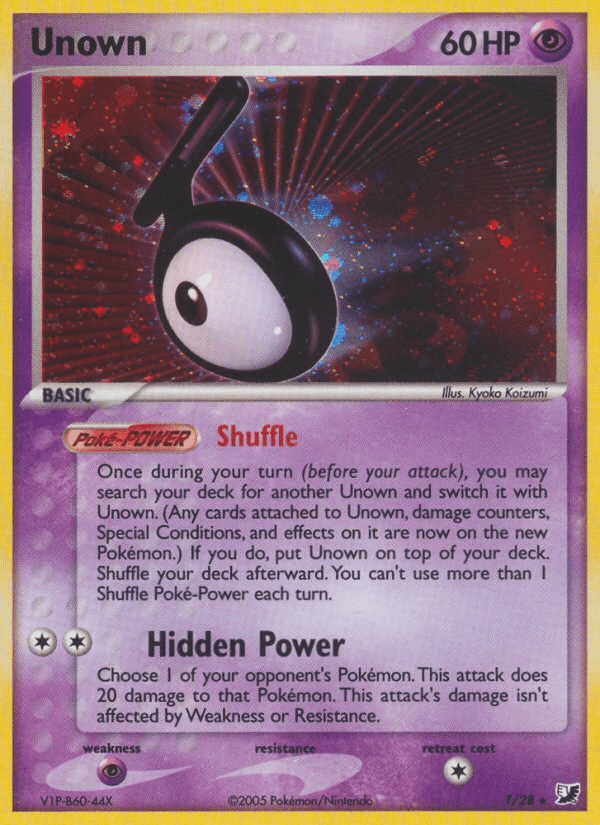 Unown from Unseen Forces