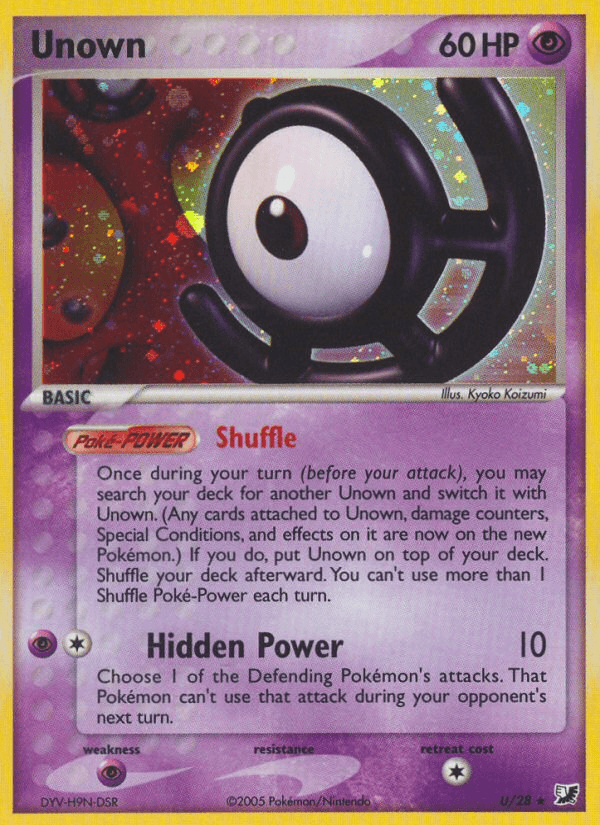 Unown from Unseen Forces