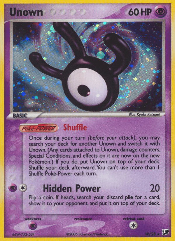 Unown from Unseen Forces