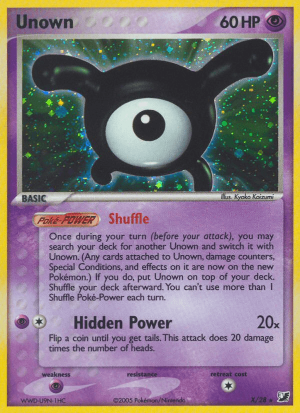 Unown from Unseen Forces