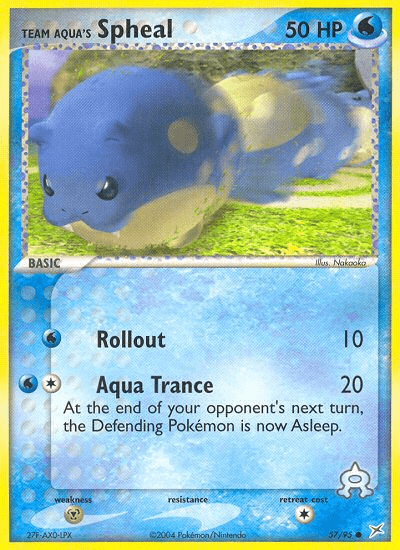 Team Aqua's Spheal from Team Magma vs Team Aqua