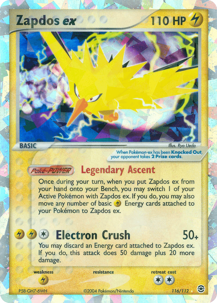 Zapdos ex from FireRed & LeafGreen