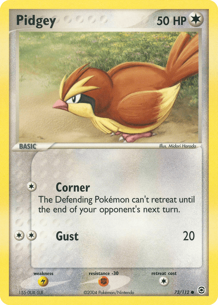Pidgey from FireRed & LeafGreen