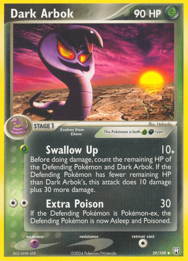 Dark Arbok from Team Rocket Returns