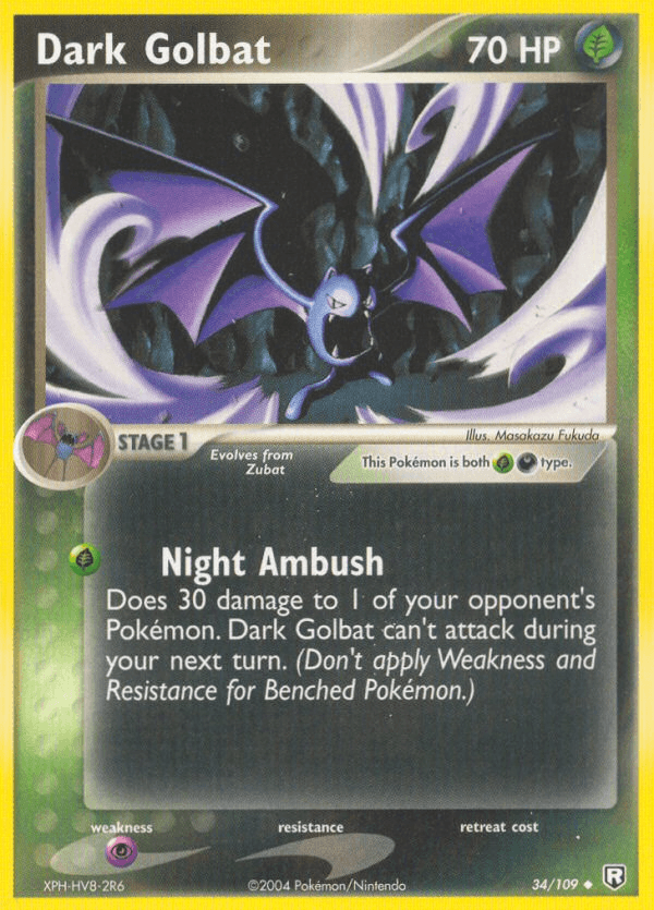 Dark Golbat from Team Rocket Returns