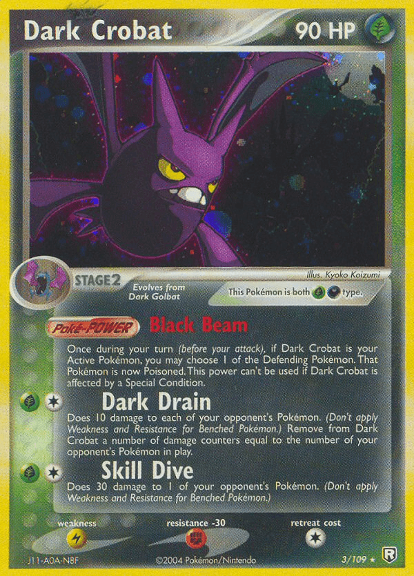 Dark Crobat from Team Rocket Returns