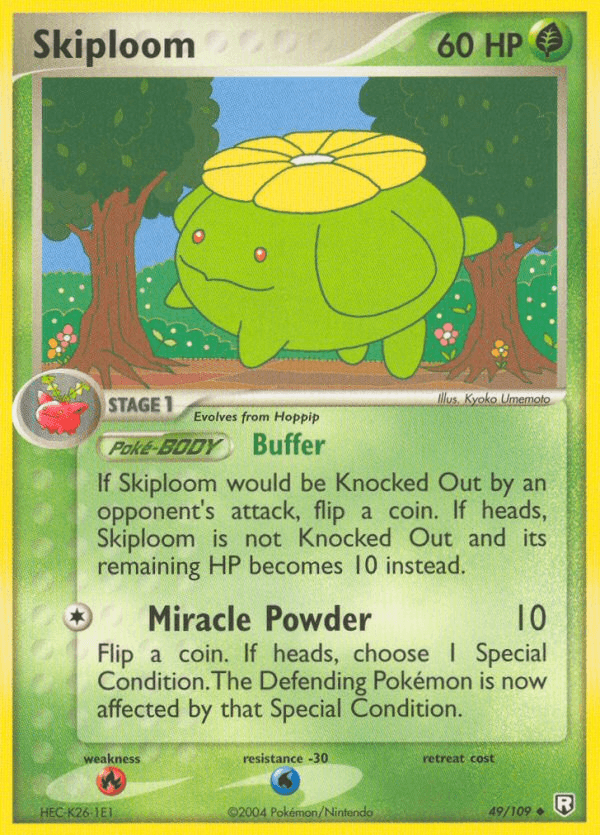 Skiploom from Team Rocket Returns