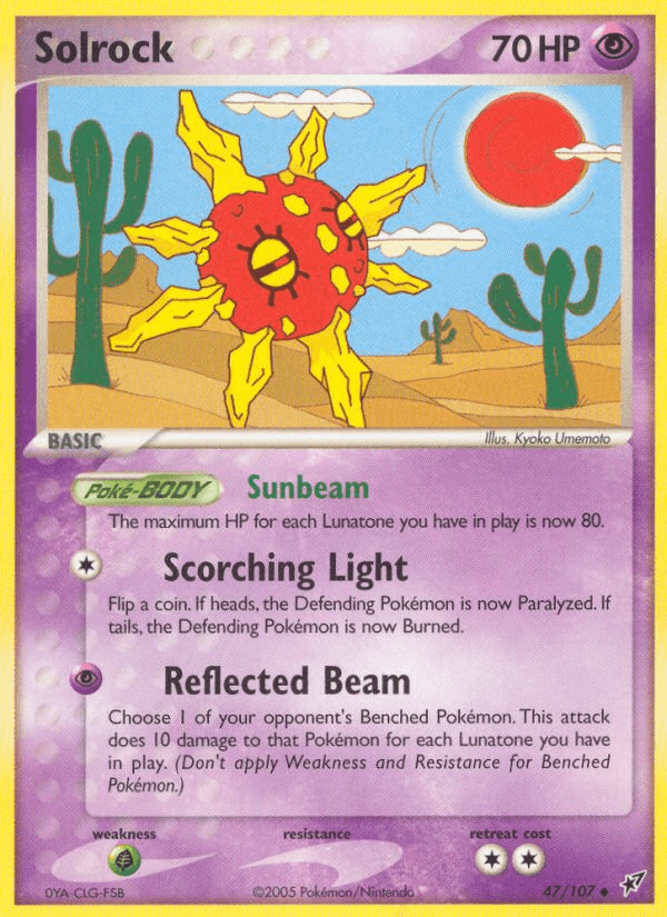 Solrock from Deoxys