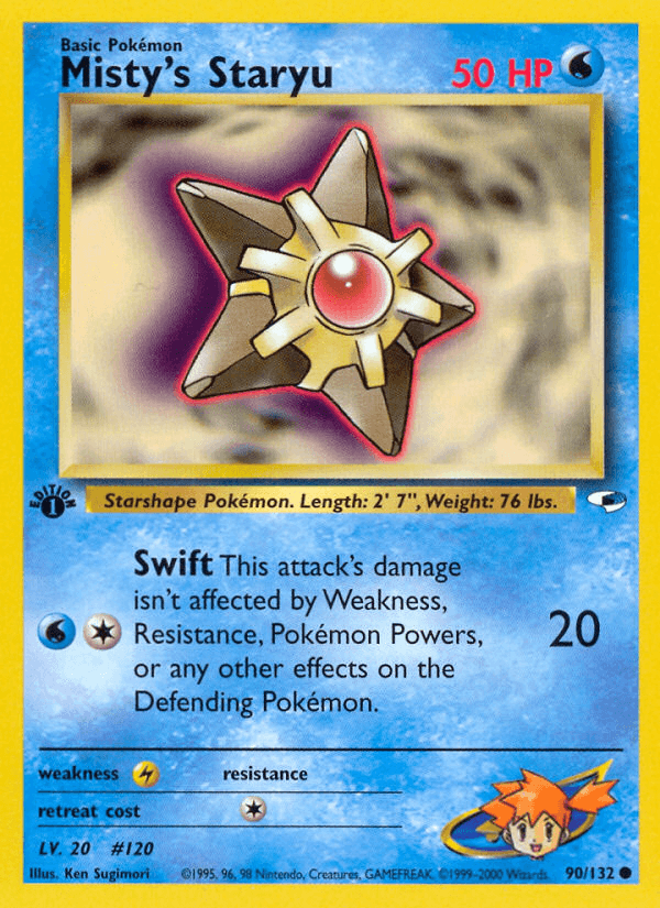 Misty's Staryu from Gym Heroes