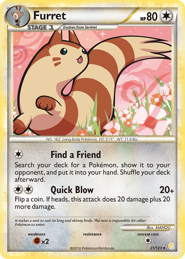 Furret from HeartGold & SoulSilver