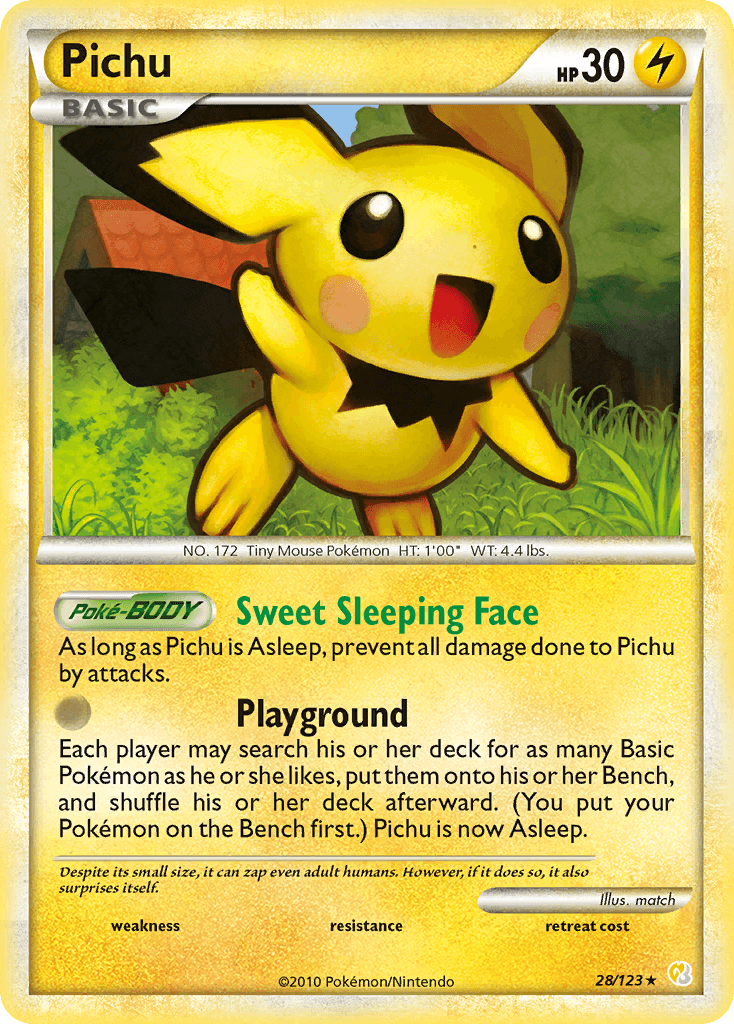 Pichu from HeartGold & SoulSilver