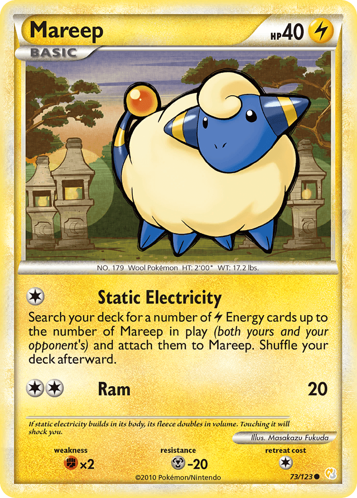 Mareep from HeartGold & SoulSilver
